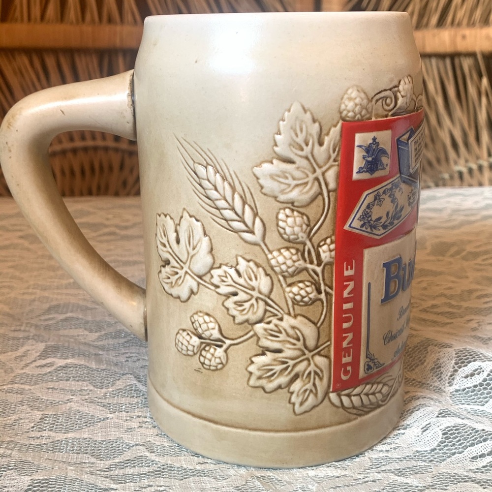 Vtg 1989 BUDWEISER Ceramic Stern Made in Brazil - Picture 3 of 6